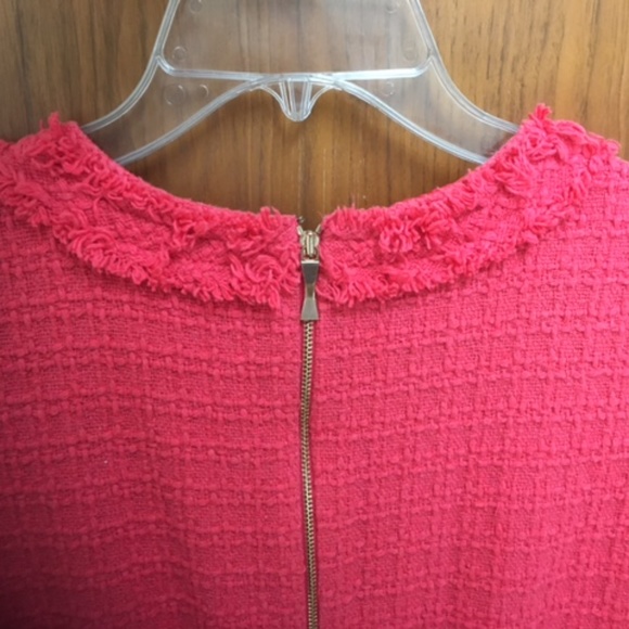 Kate Spade Coral Terri Tweed Dress Sz 4 - Picture 9 of 10